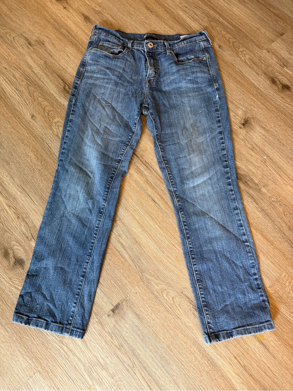 Levi's Women's 505 Blue Straight-Leg Jeans